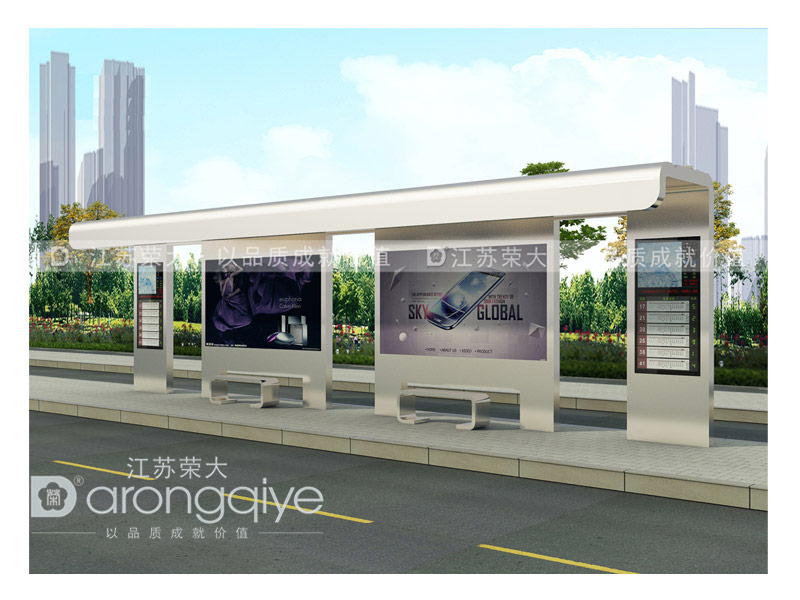 公交站臺(tái)候車亭報(bào)價(jià)配圖二