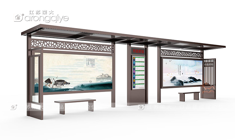 仿古款農村公交候車亭